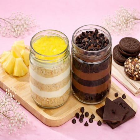 Chocochip Jar Cake (350 ML) with pineapple Jar Cake (350 ML)-picture-39