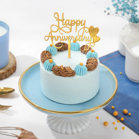 Chocolate Anniversary Bliss Cake - 300g-image-42