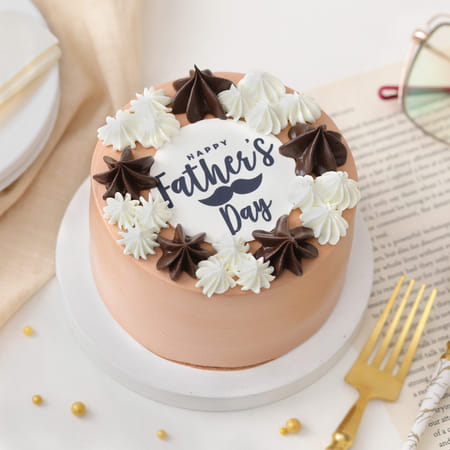 Chocolate Ecstasy Father's Day Cake (300 Gm)-picture-25