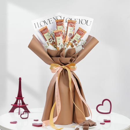 Chocolate Love Valentines Day Bouquet