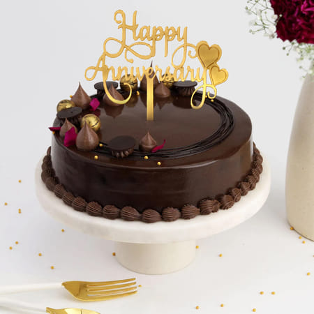 Chocolate Noir Anniversary Gateau-picture-39