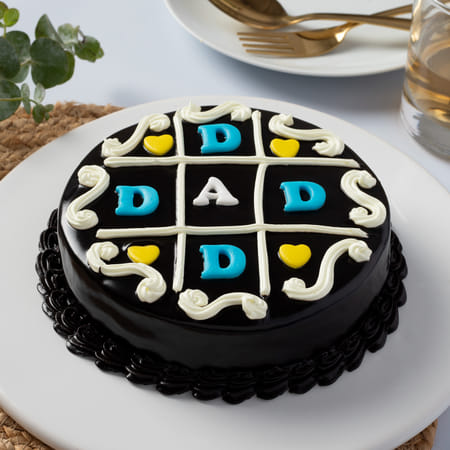 Chocolate Tic Tac Toe Cake For The Sweetest Dad-picture-29