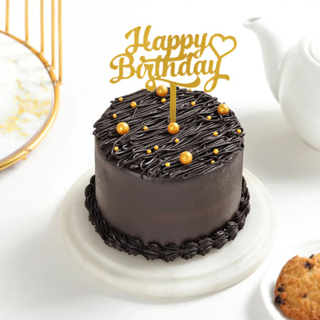 Chocolate Truffle Birthday Cake