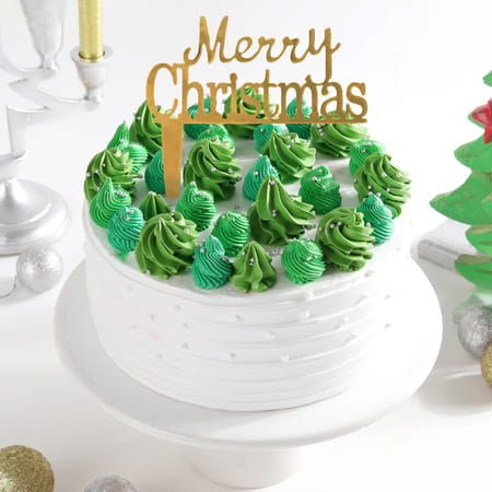 Christmas Tree Swirls Cake (1 Kg)-image-42