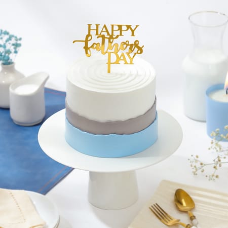 Classic Father's Day Celebration Cake-image-10