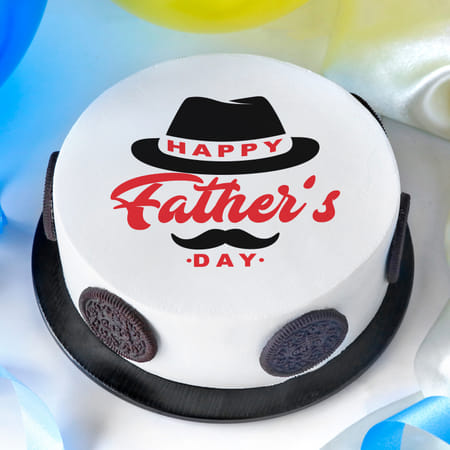 Classic Happy Father's Day Poster Cake-picture-27