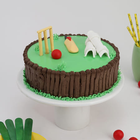 Cricket Theme Cake (3 Kg)-picture-35