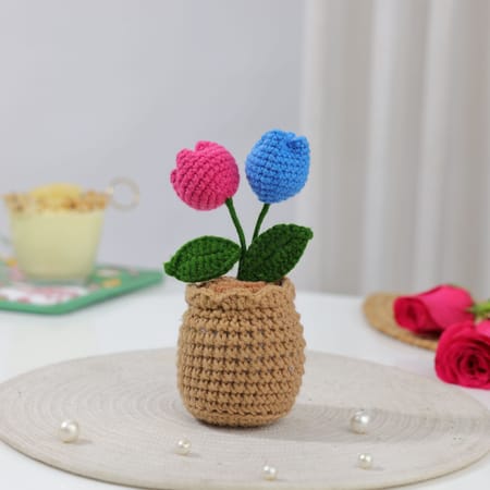 Crochet Tulip Pot-picture-14