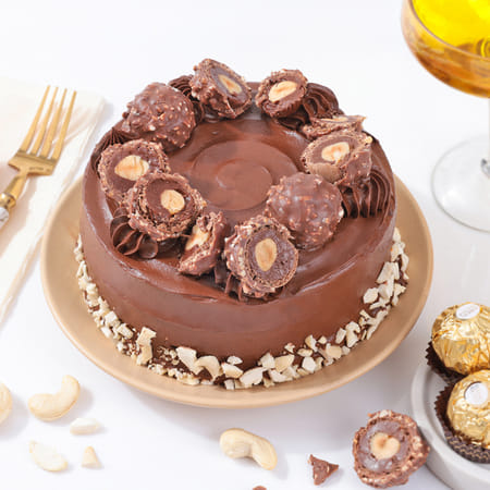 Crunchy Cashews Rocher Cake (1 Kg)-picture-17