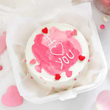 Cupid's Delight Bento Cream Cake (200 Gm)-picture-16