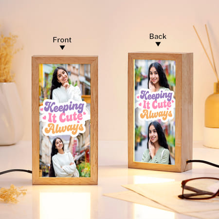 Cute Glow Personalized Wooden LED Photo Frame For Her-picture-21
