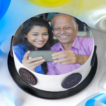 Daddy's Daughter Delectable Photo Cake-image-33
