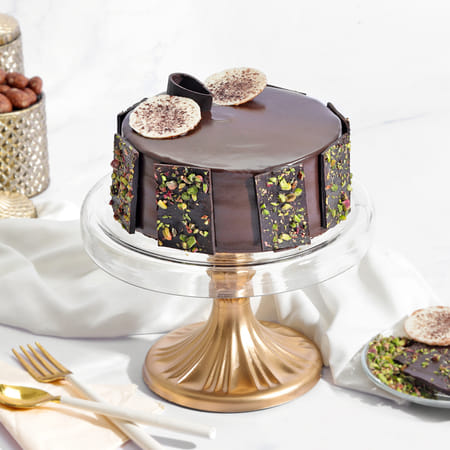 Decadent Dark Chocolate Cake (1 Kg)-image-36