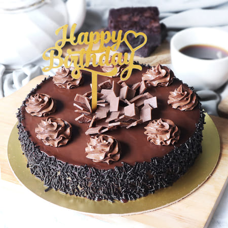 Delectable Chocolate Truffle Birthday Cake (2 Kg)-picture-15