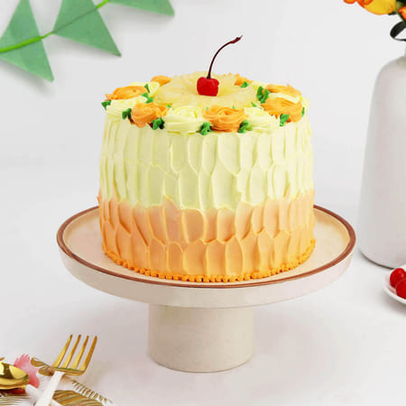 Delicious Creamy Pineapple Cake (3 kg)-picture-25