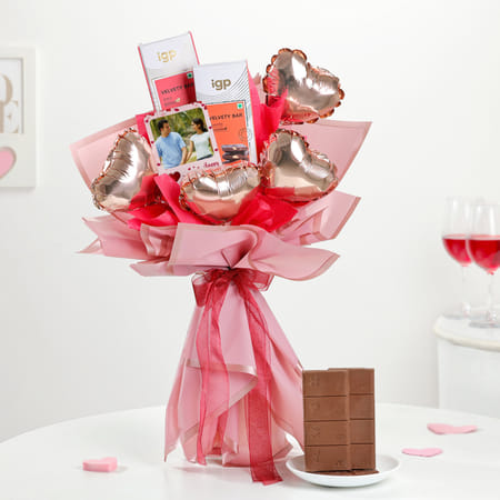 Delightful Personalized Valentine's Day Fridge Magnet Bouquet-picture-17