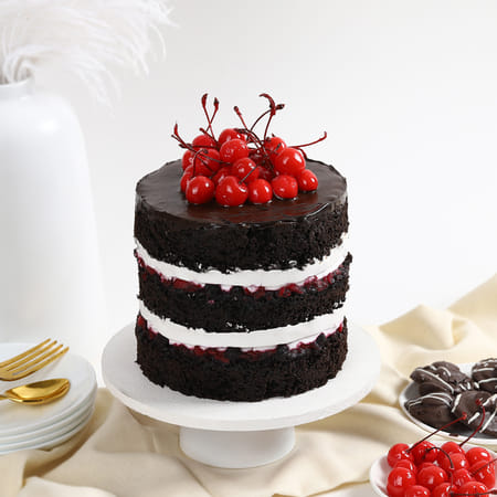 Delish Black Forest Cake (1 Kg)-picture-12