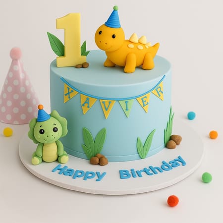 Dino-Themed Birthday Cake 2kg-picture-28