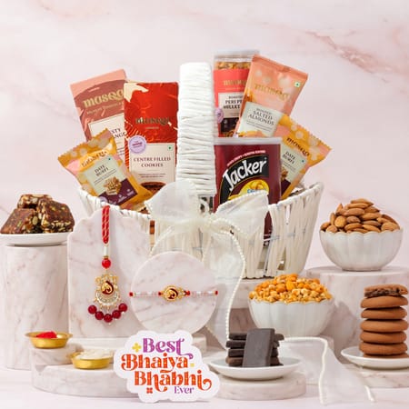 Divine Ganesh Rakhi Hamper for Bhaiya Bhabhi-picture-15