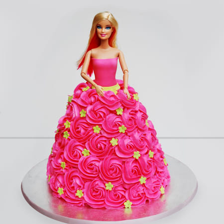 Dressup Barbie Cream Cake (3.5 Kg)-picture-32