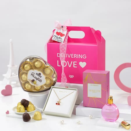 Elegant Indulgence Valentine's Day Gift Hamper