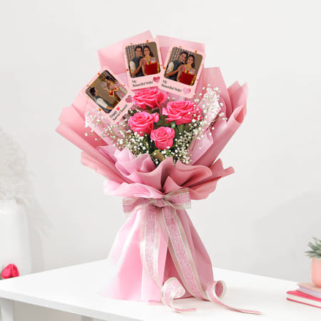 Buy/Send Enchanting Personalized Karwa Chauth Fridge Magnet