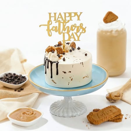 Father's Day Biscoff Bliss Bento Cake-image-13