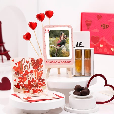 Forever Us Personalized Valentine's Day Hamper
