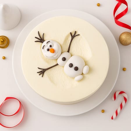 Frozen-Inspired Snowman Cake (2 Kg)-picture-30