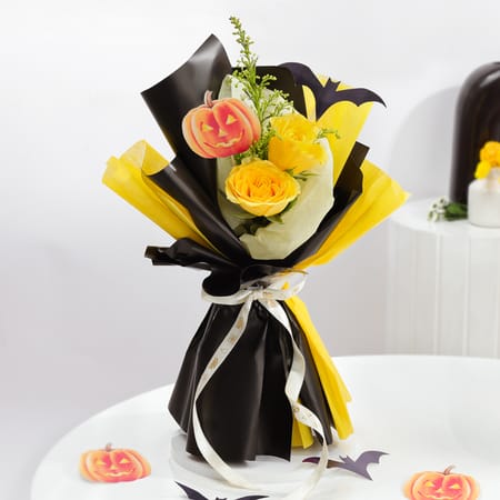 Golden Haunt Halloween Bouquet-picture-32