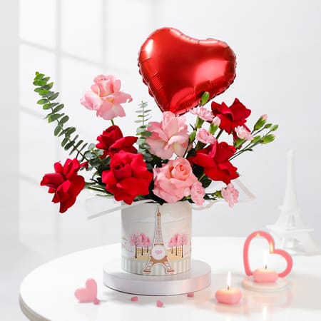 Graceful Heart Valentines Day Rose Box-picture-34