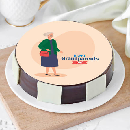 Grandmother Cake For Grandparents Day (1 Kg)-picture-33