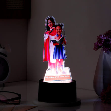 Great Team Personalized Mother's Day LED Lamp-image-1