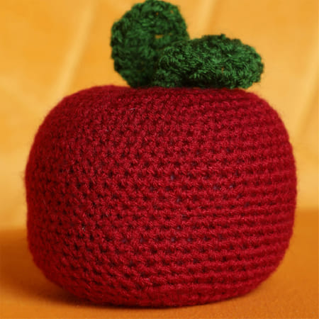 Handmade Crochet Apple Soft Toy - Single Piece-image-43