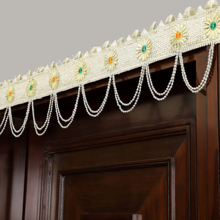 Handmade Gota Patti Lace Bandarwal-picture-20