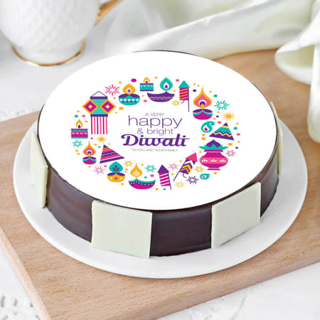 Happy Diwali Poster Cake-picture-28