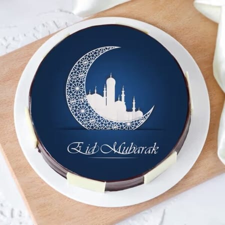 Happy Eid Chocolate Cake (450 gm)-picture-32