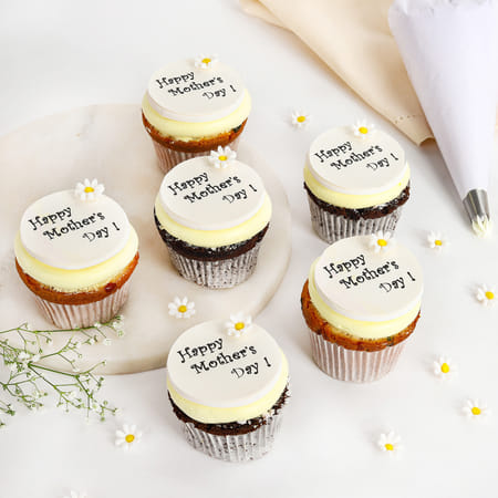 Happy Mother's Day Choco Vanilla Cupcakes (6 pc)-picture-16