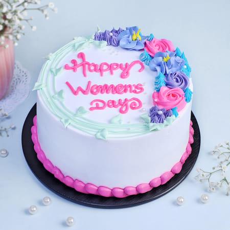 Happy Women's Day Fresh Cream Cake-picture-29