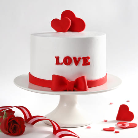 Hearts and Love Cake For Couple (3 Kg)-picture-19
