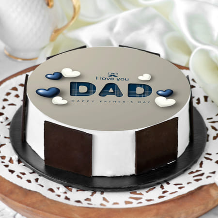 I Love You Dad Father's Day Cake (1 Kg)-picture-12