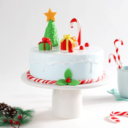 Jolly Good Christmas Theme Cake (2 kg)-picture-26