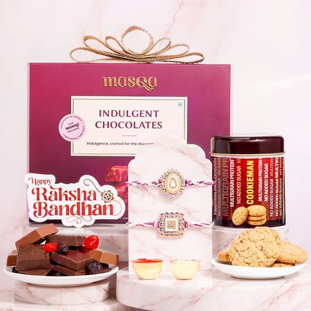 Lavender Filigree Rakhi Gift Box-picture-21