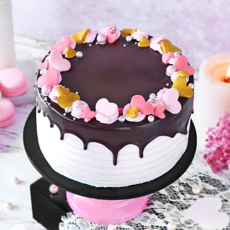 Love You Valentine Fresh Cream Cake (2 kg)-picture-30