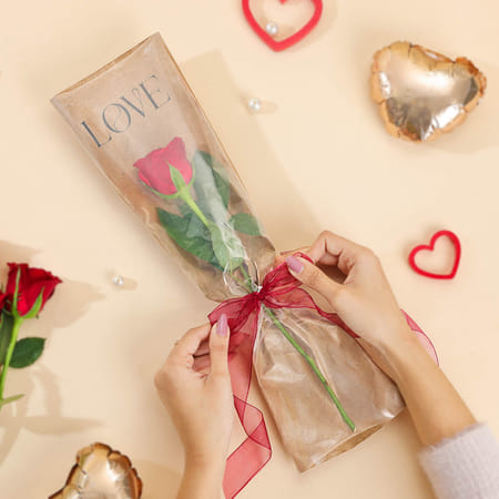Lovely Bloom Red Rose Bouquet-image-40