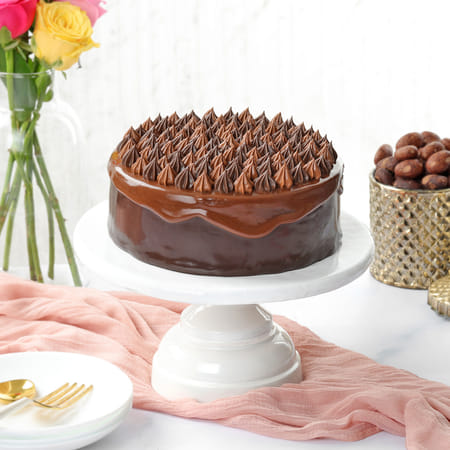 Luscious Ganache Nutella Cake (1 Kg)-picture-24