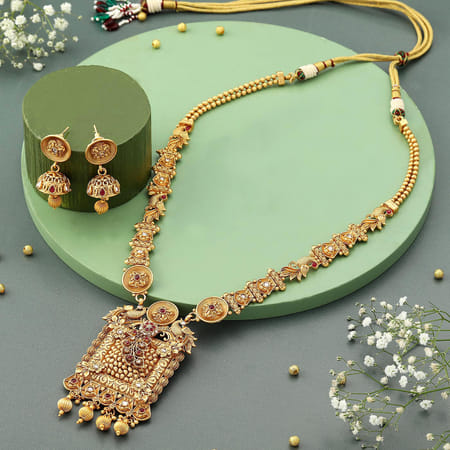 Buy/Send Majestic Rani Haar Necklace Set Online IGP JVS1187517
