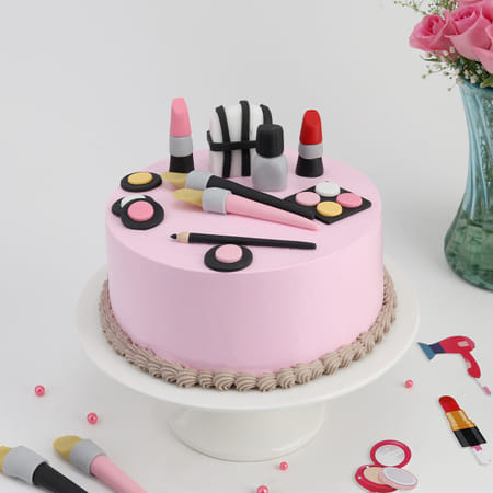 Makeup Theme Cake (2 Kg)-picture-30