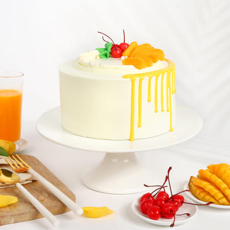 Mango Mingle Cake (One Kg)-picture-38