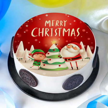 Merry Christmas Poster Cake (2 kg)-picture-37